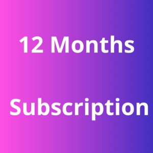 12 Months subscription